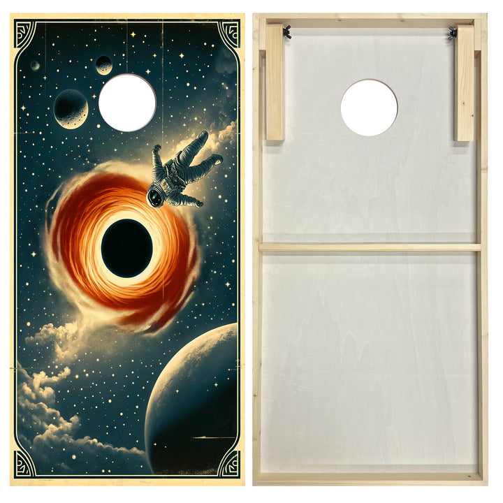 Falling Into the Void - Cornhole Board Set - Standard