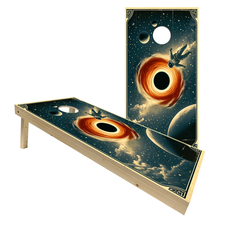 Falling Into the Void - Cornhole Board Set - Standard