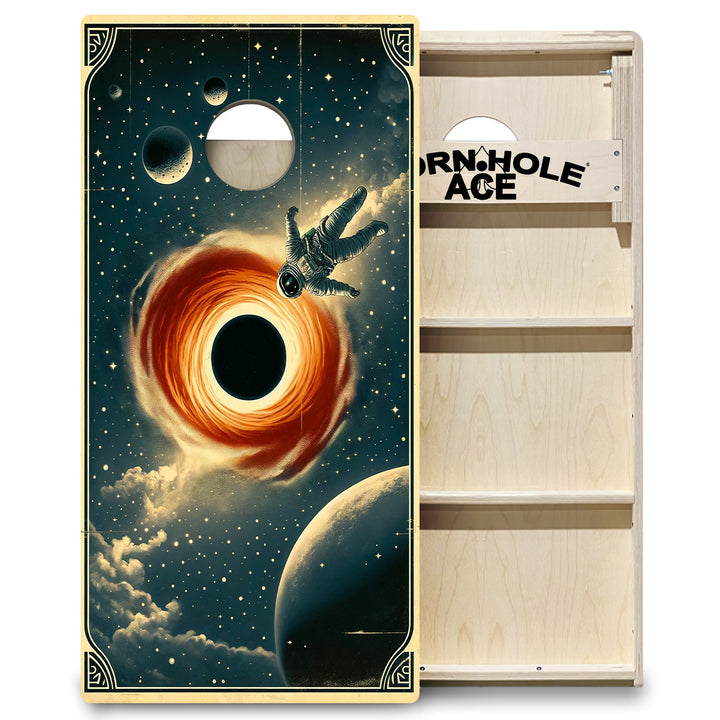 Falling Into the Void - Cornhole Board Set - Professional