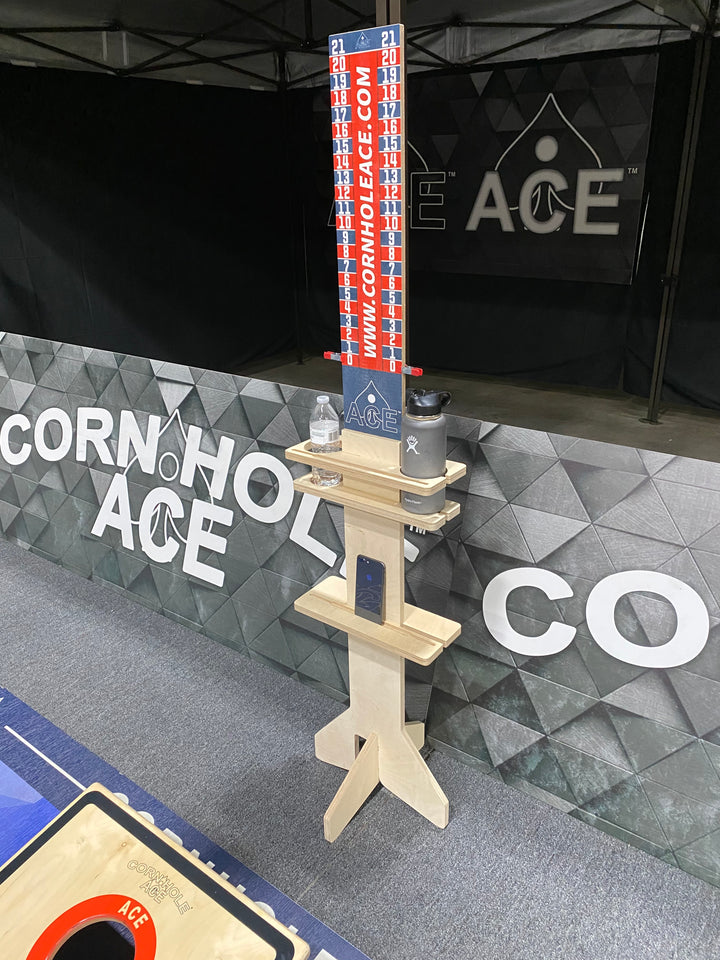 Elite Professional Cornhole Score Board Tower Side View