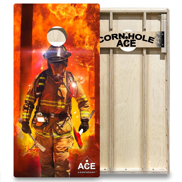 Firefighter Legendary Series - Cornhole Board Set - Elite