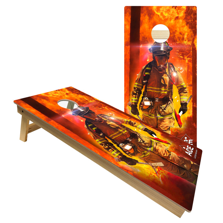 Firefighter Legendary Series - Cornhole Board Set - Intermediate