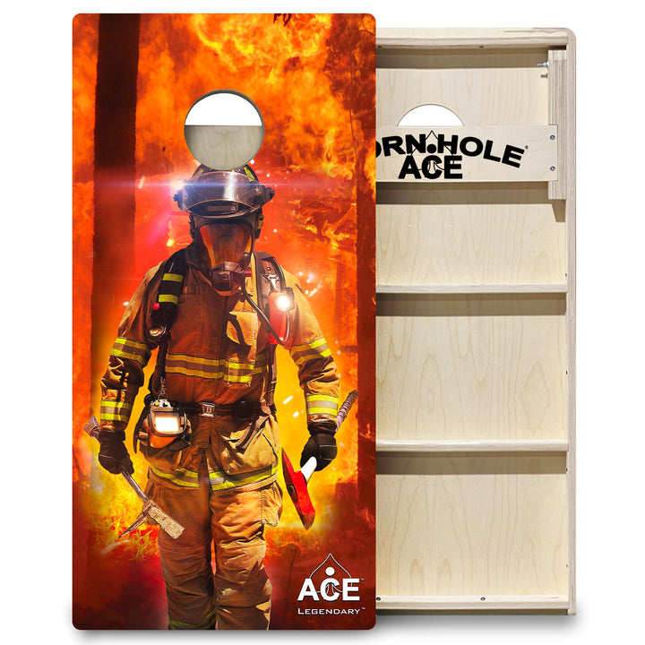 Firefighter Legendary Series - Cornhole Board Set - Professional