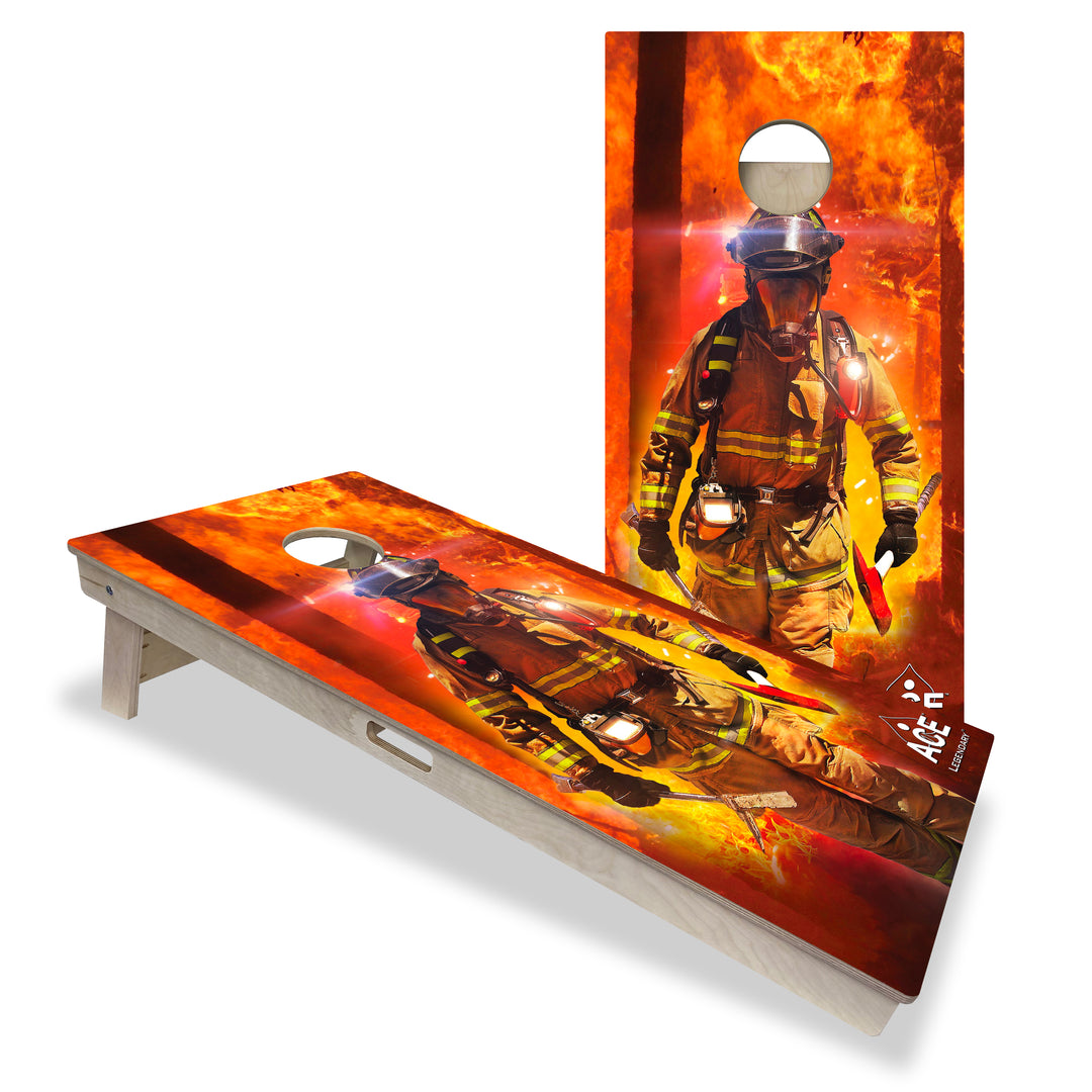 Firefighter Legendary Series - Cornhole Board Set - Professional