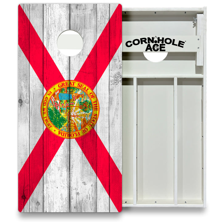 Florida State Flag - Cornhole Board Set - All Weather