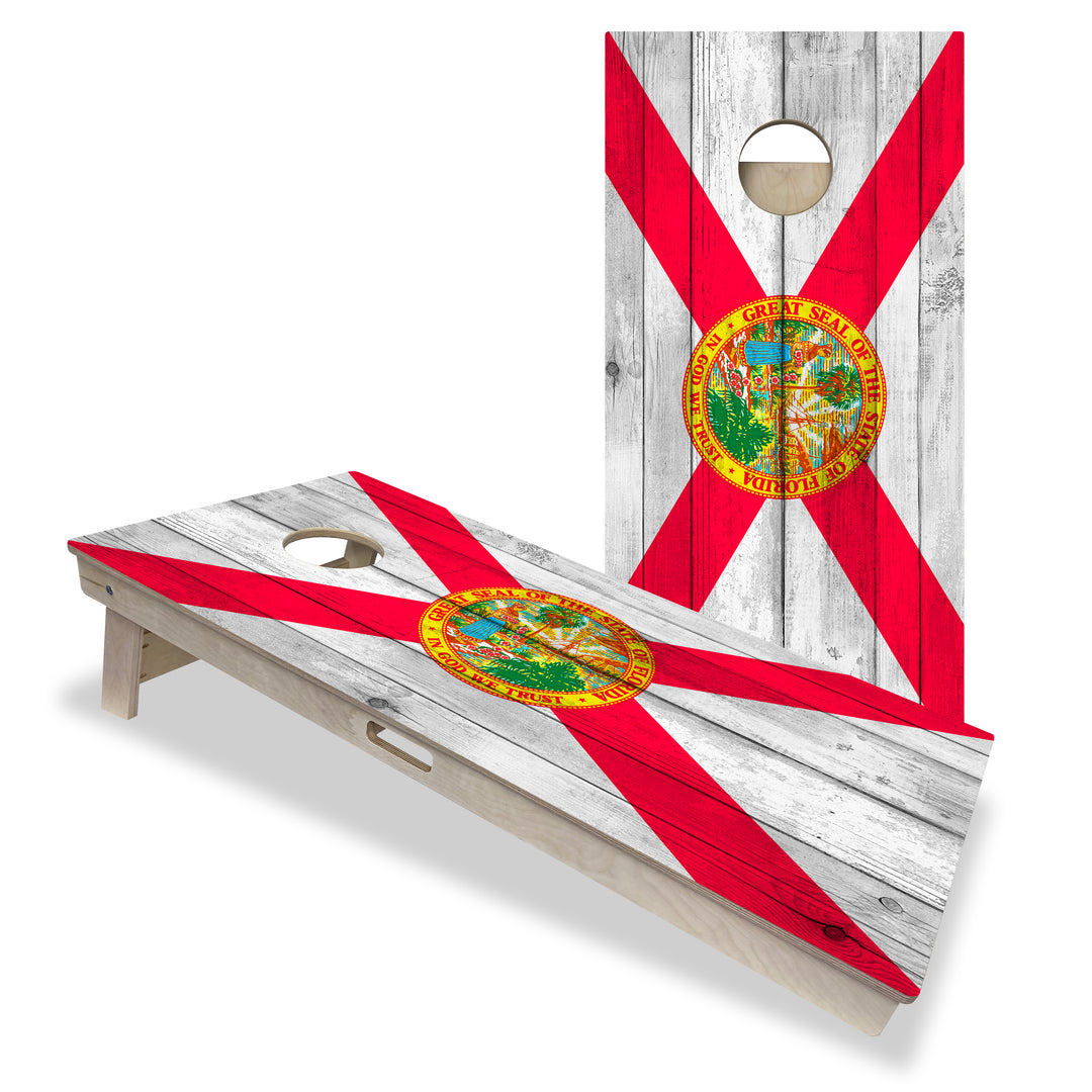 Florida State Flag - Cornhole Board Set - Professional