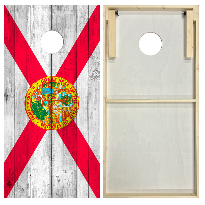 Florida State Flag - Cornhole Board Set - Standard