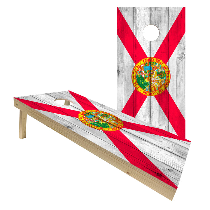 Florida State Flag - Cornhole Board Set - Standard