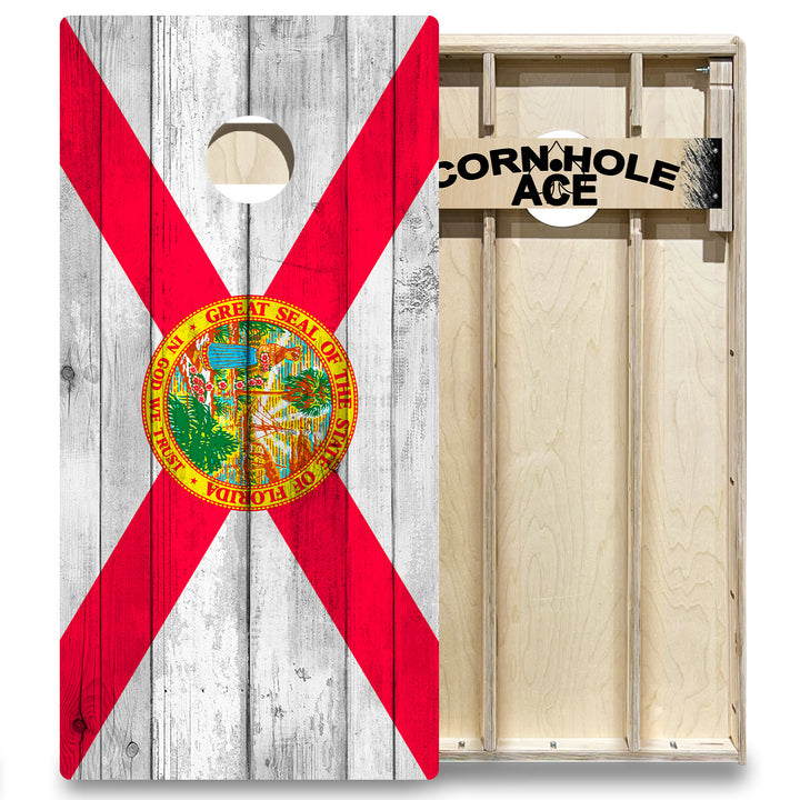 Florida State Flag - Cornhole Board Set - Elite