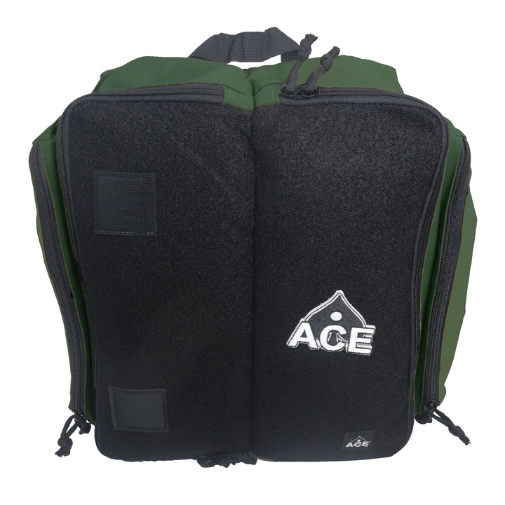 Cornhole Backpack with ACE Patch - Green