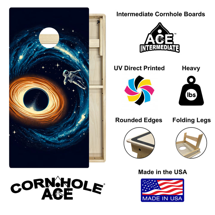 Into the Blue – Cornhole Board Set - Intermediate