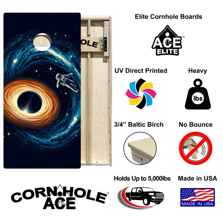 Into the Blue – Cornhole Board Set - Elite