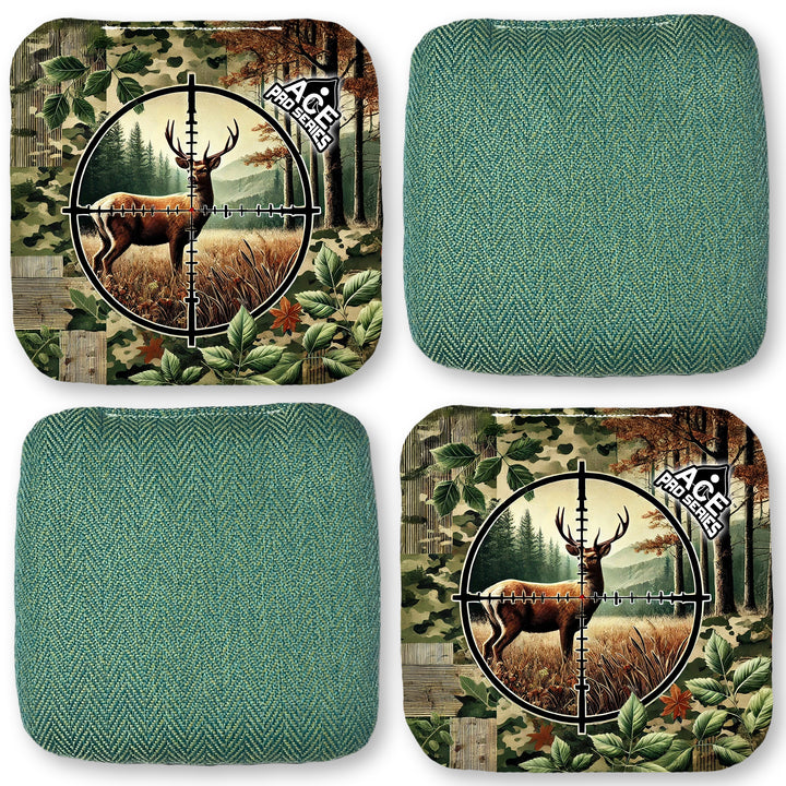 Locked in the Crosshairs - Green Carpet - ACE Pro Carpet Cornhole Bags