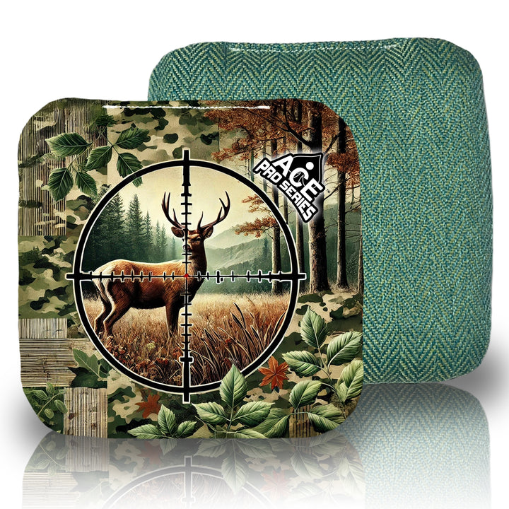 Locked in the Crosshairs - Green Carpet - ACE Pro Carpet Cornhole Bags