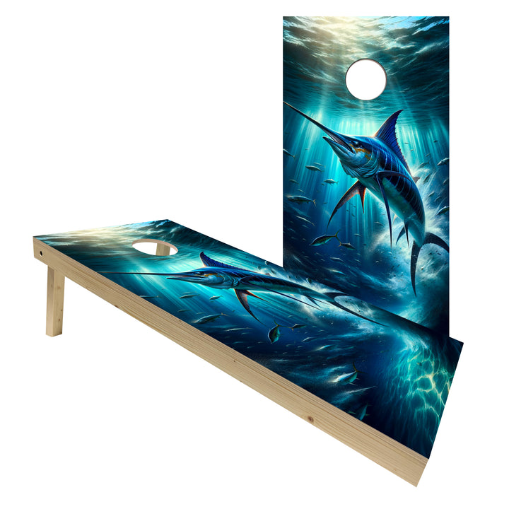 Marlin Majesty - Cornhole Board Set - Standard