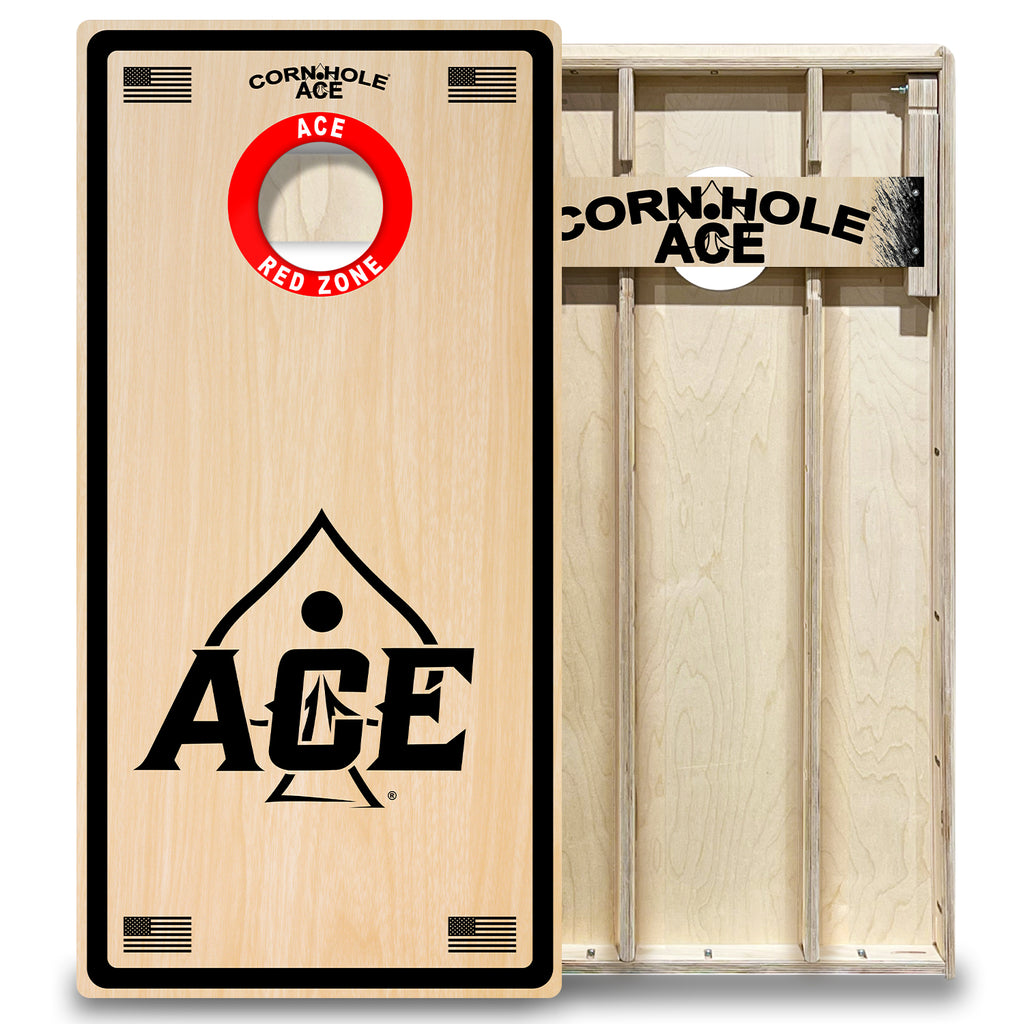 ACE Red Zone - Cornhole Board Set - Elite – CornholeAce