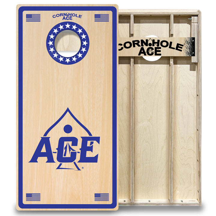 ACE Zone - Stars - Cornhole Board Set - Elite