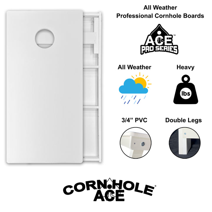 All Weather Cornhole Boards (Blemish) - Plain - Professional Style - Waterproof