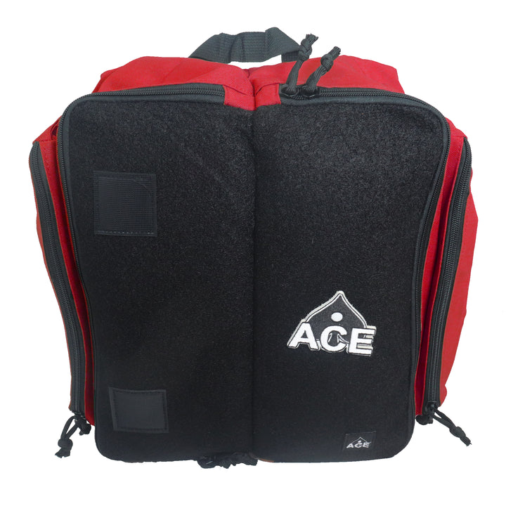 Cornhole Backpack with ACE Patch - Red