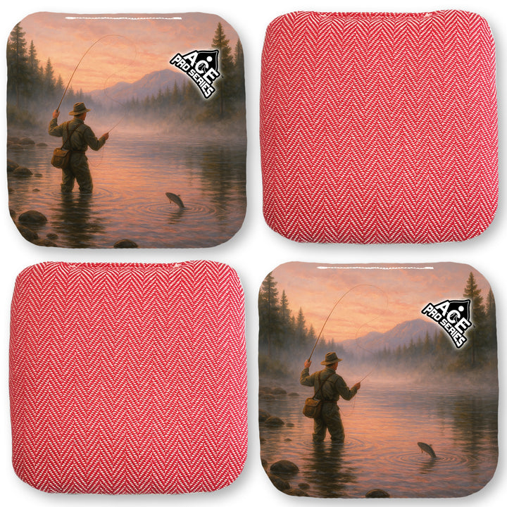 Rise and Cast - Pink Carpet - ACE Pro Carpet Cornhole Bags