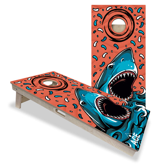 Premium Rainbow Trout Design Cornhole Boards