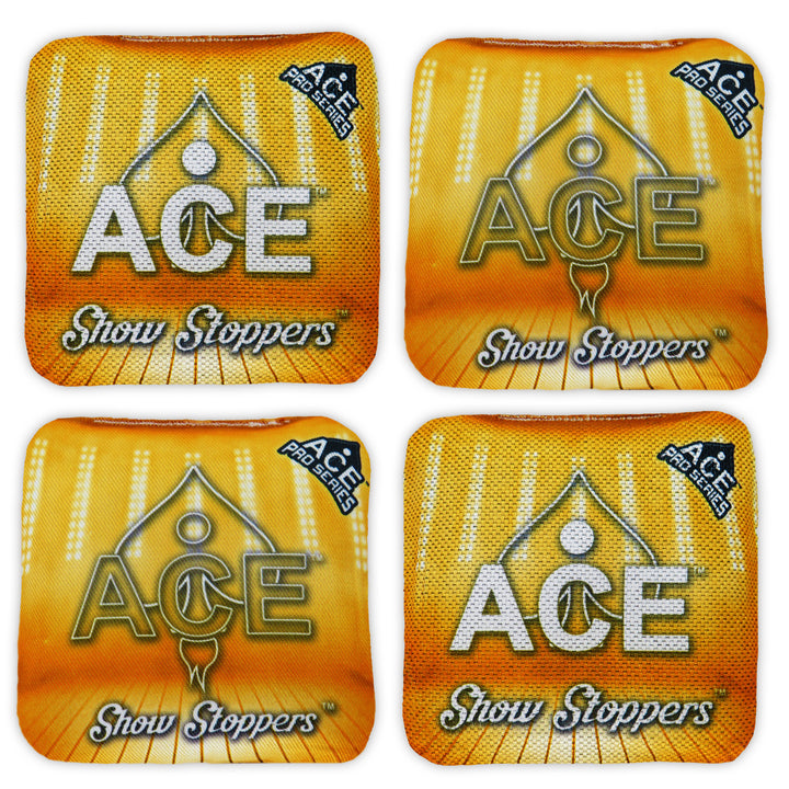 Show Stoppers - Orange (Set of 4 Bags) - ACE Pro Stamped Cornhole Bags