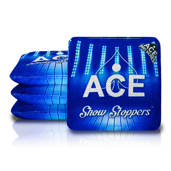 Show Stoppers - Blue (Set of 4 Bags) - ACE Pro Stamped Cornhole Bags