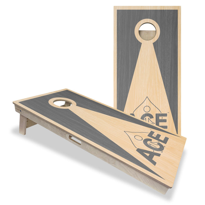 Silver ACE Inverse Triangle (Blemish) - Professional Cornhole Boards