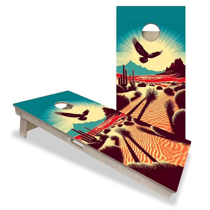 Soaring Desert Eagle - Cornhole Board Set - Professional