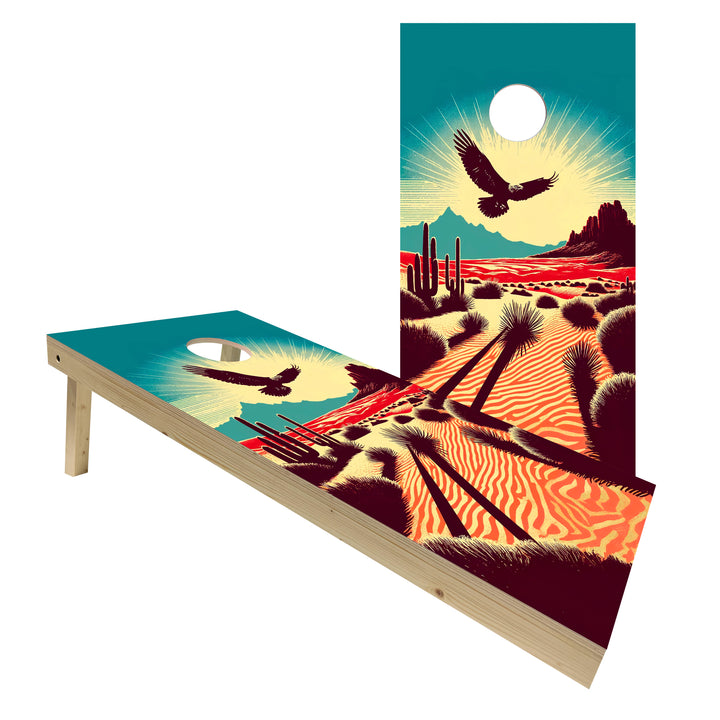 Soaring Desert Eagle - Cornhole Board Set - Standard