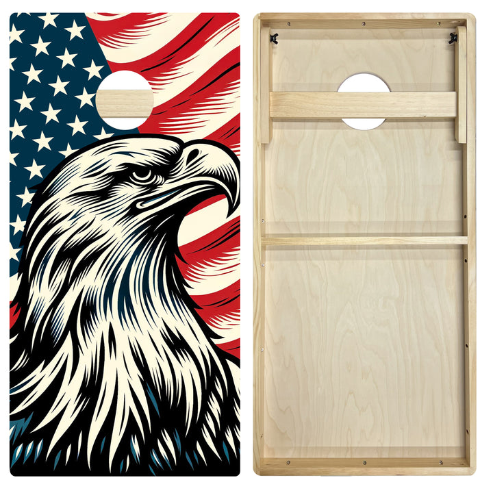 Soaring Patriot - Cornhole Board Set - Intermediate