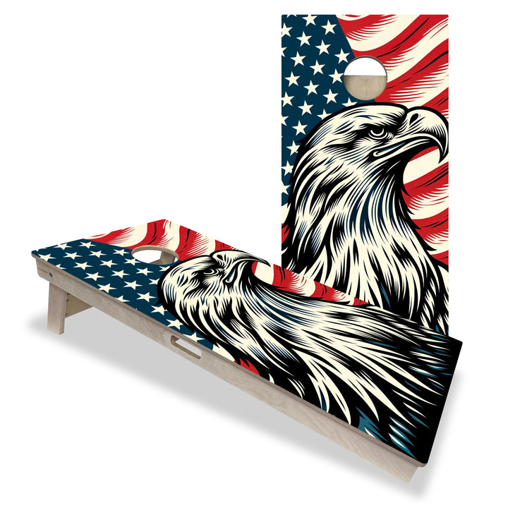 Soaring Patriot - Cornhole Board Set - Professional