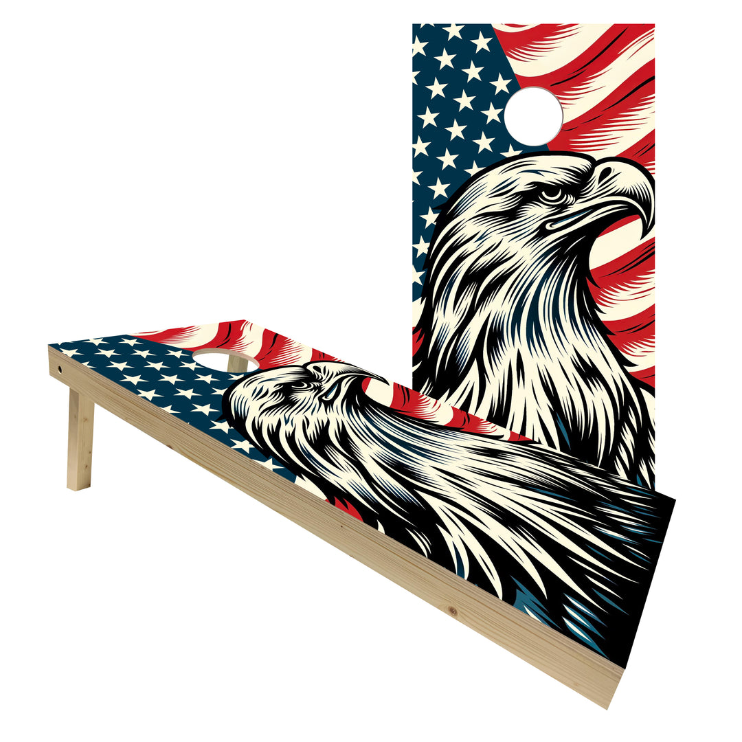 Soaring Patriot - Cornhole Board Set - Standard