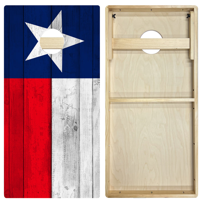 Texas State Flag - Cornhole Board Set - Intermediate