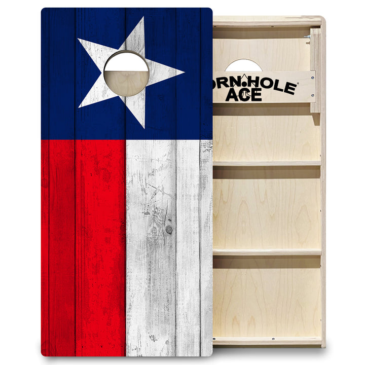 Texas State Flag - Cornhole Board Set - Professional