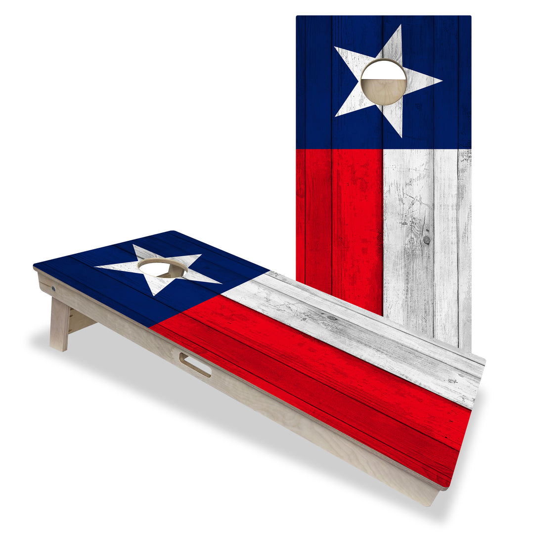 Texas State Flag - Cornhole Board Set - Professional