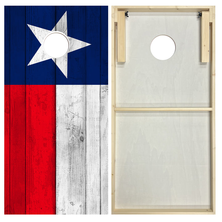 Texas State Flag - Cornhole Board Set - Standard