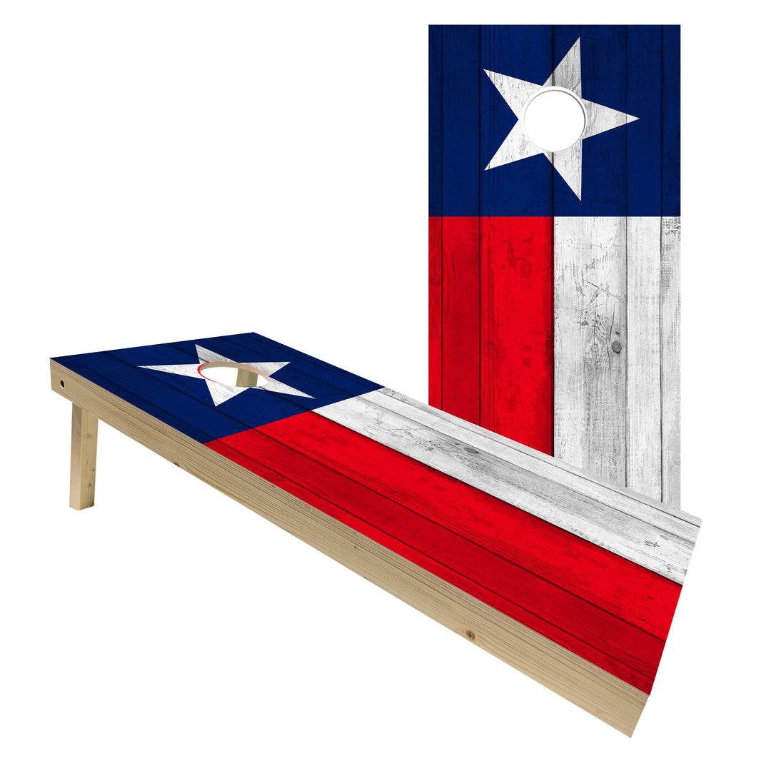 Texas State Flag - Cornhole Board Set - Standard