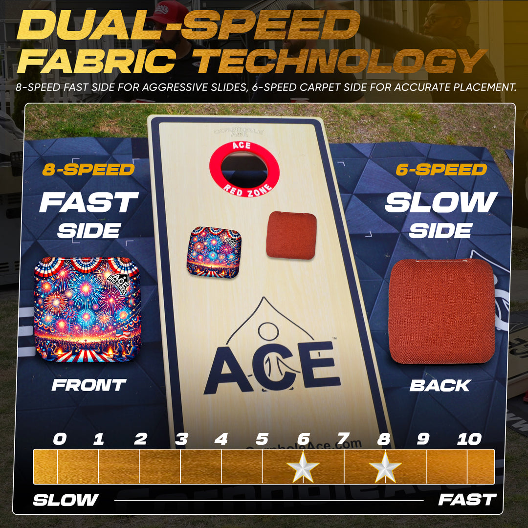 The Grand Finale - Red Carpet - ACE Pro Carpet Cornhole Bags