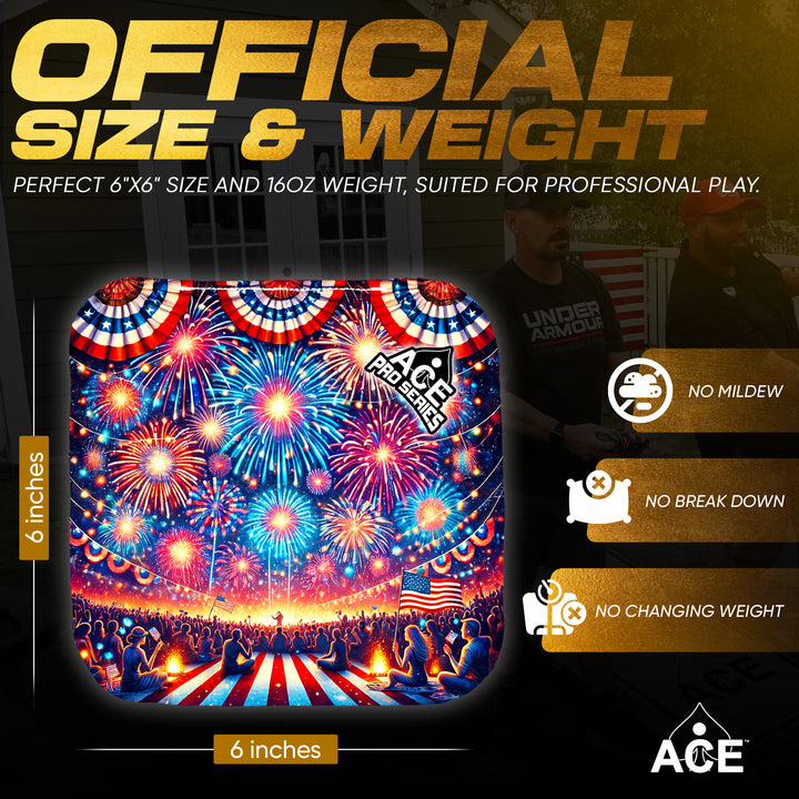 The Grand Finale - Red Carpet - ACE Pro Carpet Cornhole Bags