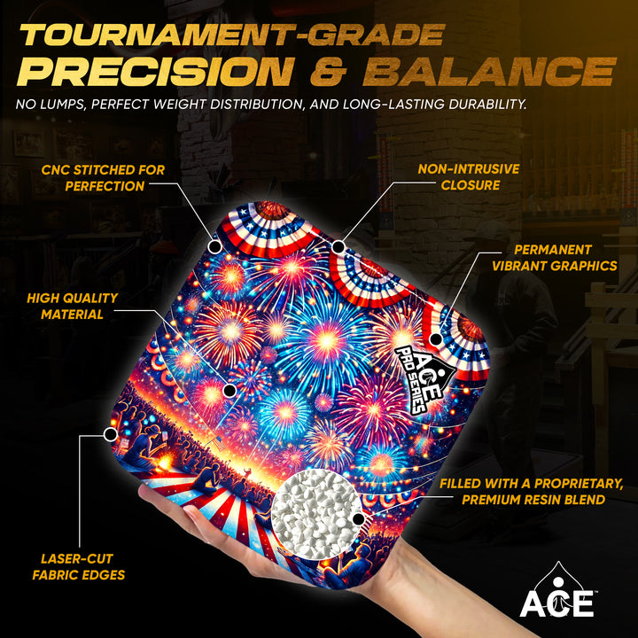 The Grand Finale - Red Carpet - ACE Pro Carpet Cornhole Bags