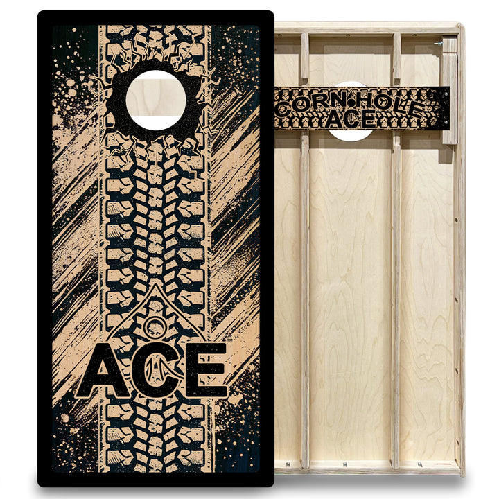 ACE Tire Tread - Cornhole Board Set - Elite