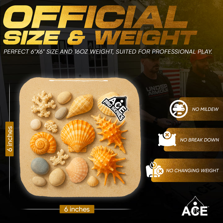 Treasures of the Tide - Silver Carpet - ACE Pro Carpet Cornhole Bags