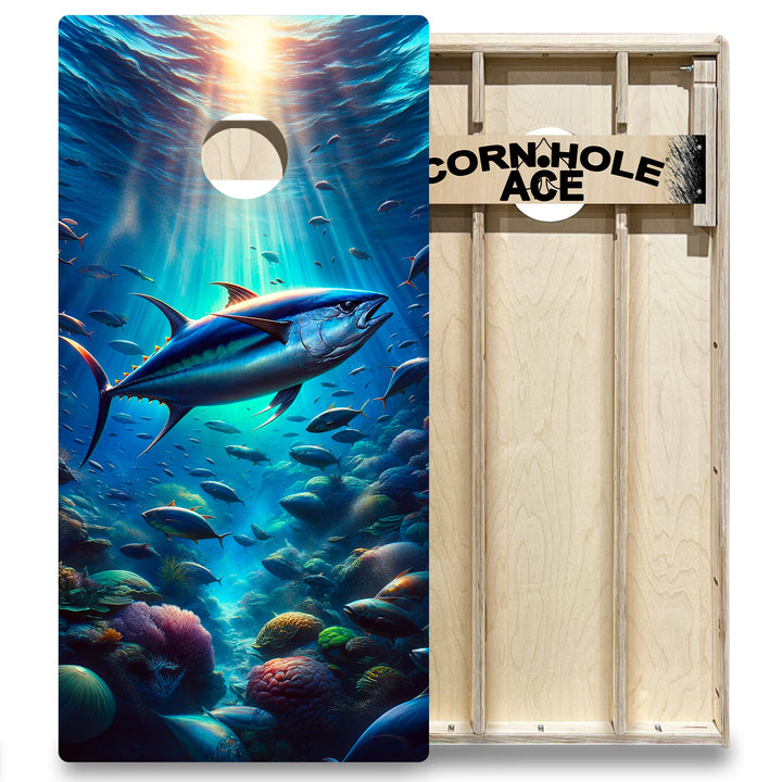 Tuna Escape - Cornhole Board Set - Elite