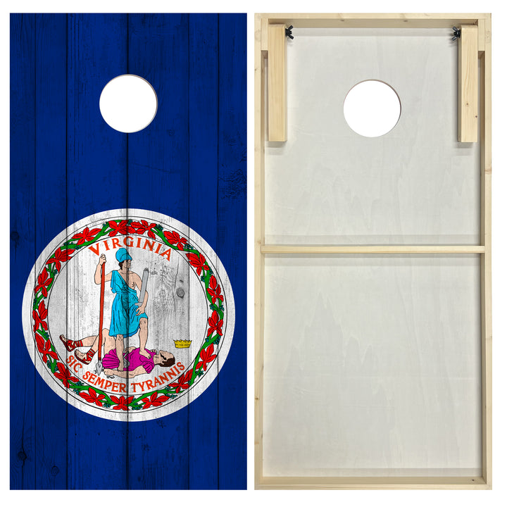 Virginia State Flag – Cornhole Board Set - Standard