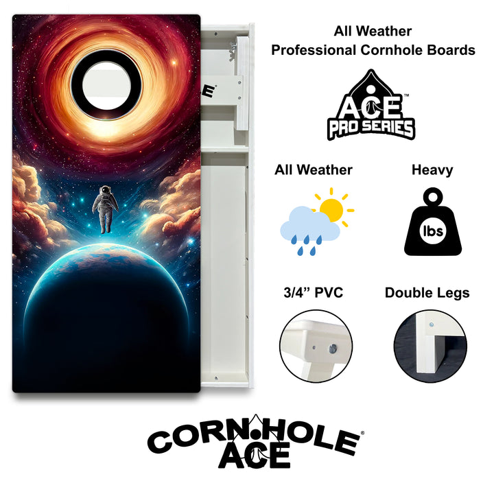 Voyager Between Worlds – Cornhole Board Set - All Weather