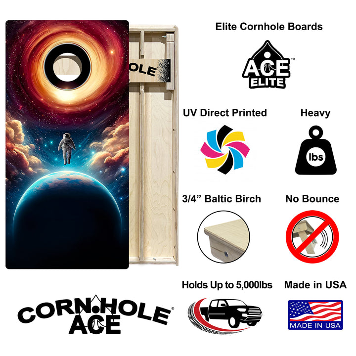 Voyager Between Worlds – Cornhole Board Set - Elite