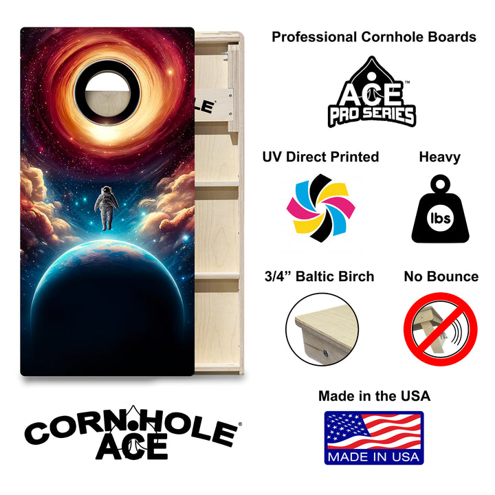 Voyager Between Worlds – Cornhole Board Set - Professional