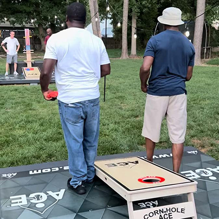 ACE Cornhole Pitch Pad Mat Set